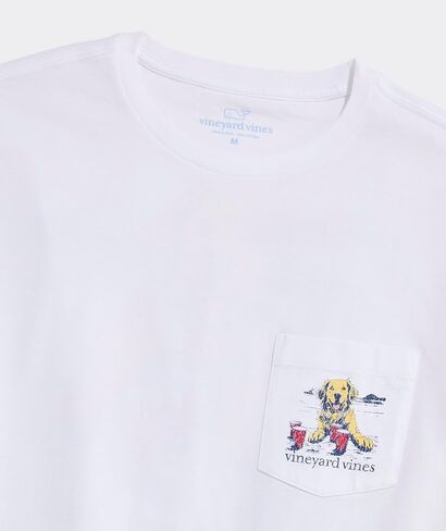 Vineyard Vines Men's Pup Cup Short-Sleeve Pocket Tee in Kuwait