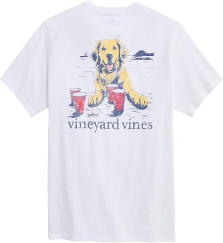 Vineyard Vines Men's Pup Cup Short-Sleeve Pocket Tee in Kuwait