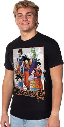 Dragon Ball Z Super T-Shirt Men's Goku Gohan Piccolo Vageta Short Sleeve Graphic Tee in Kuwait