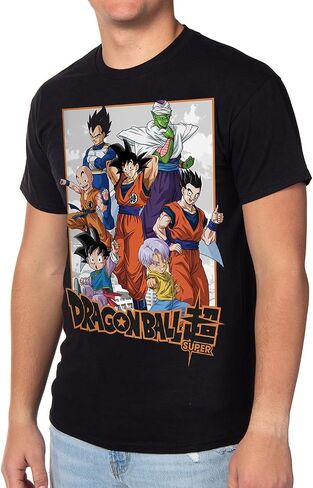 Dragon Ball Z Super T-Shirt Men's Goku Gohan Piccolo Vageta Short Sleeve Graphic Tee in Kuwait