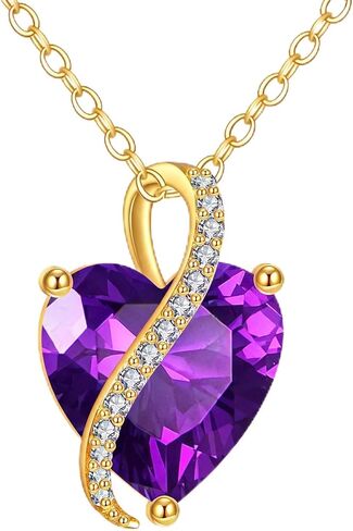 KECHO 14k الصلبة الذهب القلب الزمرد رمز إنفينيتي قلادة للنساء الذهب الزمرد مجوهرات قلادة هدايا عيد ميلاد الذكرى السنوية لها in Kuwait