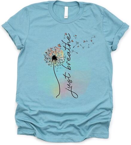 Love in Faith | Just Breathe Tee | Christian Short Sleeve | Faith-Based Apparel | Unisex in Saudi Arabia