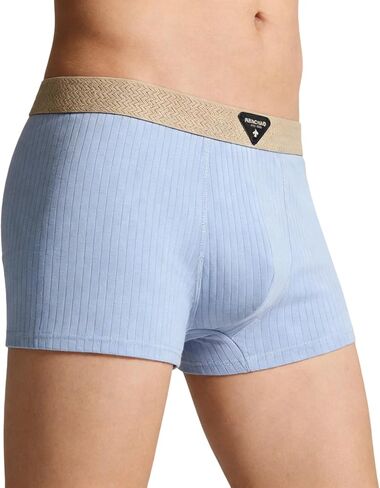 Mens Underwear Cotton Boxer Shorts - Breathable Soft Comfortable Boxers for Men with Striped Texture in Kuwait