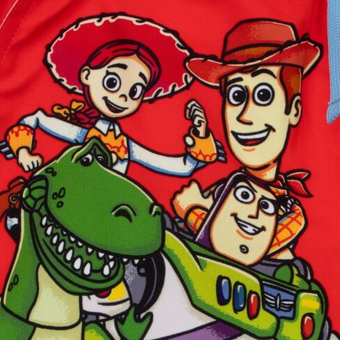 Disney Toy Story Swim Trunks, Woody and Friends Boys Swim Shorts, Kids Swimwear for Summer, Red 8 in Kuwait