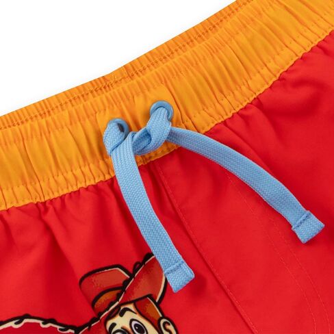 Disney Toy Story Swim Trunks, Woody and Friends Boys Swim Shorts, Kids Swimwear for Summer, Red 8 in Kuwait