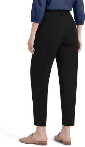 Houmous Womens Cotton Barrel Pants 26" 28" Stretch Lounge Golf Travel Casual Slacks Belt Loops Pockets in Saudi Arabia