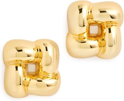 JENNY BIRD Women's Small Woven Square Earrings in Saudi Arabia