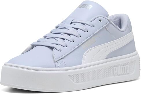 Puma Women's Smash Platform V3 Sneaker ، Cool Weather White Silver ، 9.5 in Kuwait