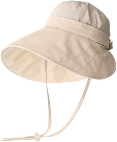 Women's Sun Hat with Ponytail Hole Wide Brim Waterproof UV Protection Summer Hat Foldable Beach Hat for Travel Hiking in Saudi Arabia