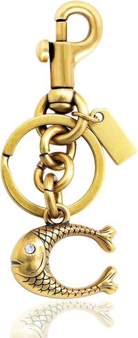 Bag Charm C for Handbags & Tote, Personalized C Initial Purse/Wallet Charms Gold with Keychain Clip in Saudi Arabia