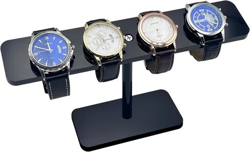 Watch Display Stand Acrylic, Bracelet Jewelry Holder Rack Countertop, Clear in Saudi Arabia