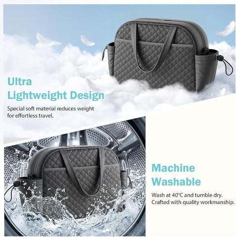 Tote Bag for Women, Lightweight Tote Bag for Travel and Work, Black in Saudi Arabia