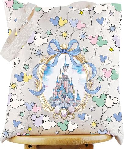KEYCHIN Magical Castle Tote Bag Enchanted Kingdom Inspired Gift Fairytale Castle Shoulder Bag Princess Castle Merch in Kuwait