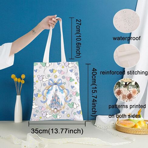 KEYCHIN Magical Castle Tote Bag Enchanted Kingdom Inspired Gift Fairytale Castle Shoulder Bag Princess Castle Merch in Kuwait