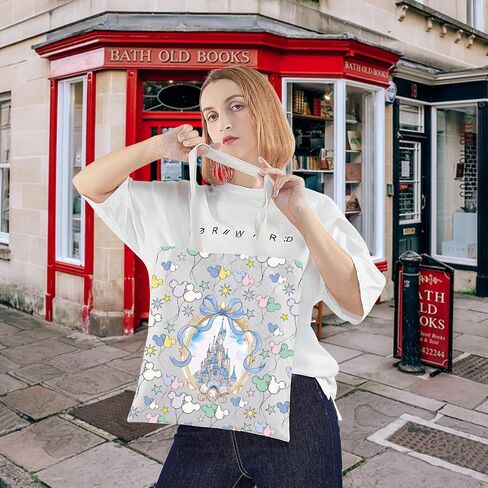 KEYCHIN Magical Castle Tote Bag Enchanted Kingdom Inspired Gift Fairytale Castle Shoulder Bag Princess Castle Merch in Kuwait