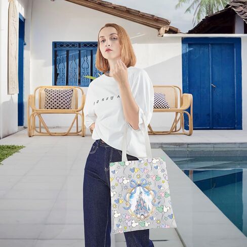 KEYCHIN Magical Castle Tote Bag Enchanted Kingdom Inspired Gift Fairytale Castle Shoulder Bag Princess Castle Merch in Kuwait