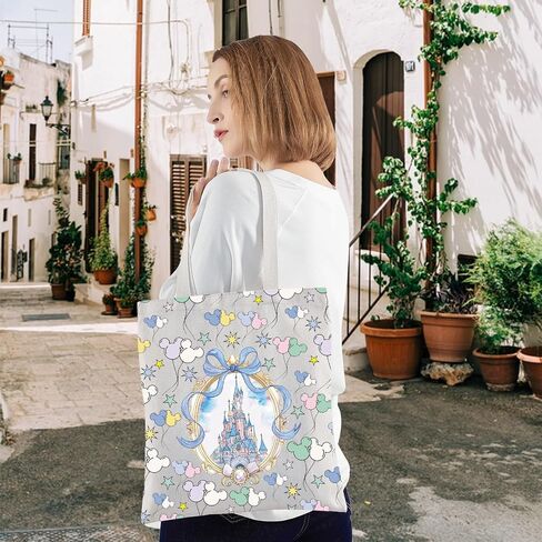 KEYCHIN Magical Castle Tote Bag Enchanted Kingdom Inspired Gift Fairytale Castle Shoulder Bag Princess Castle Merch in Kuwait