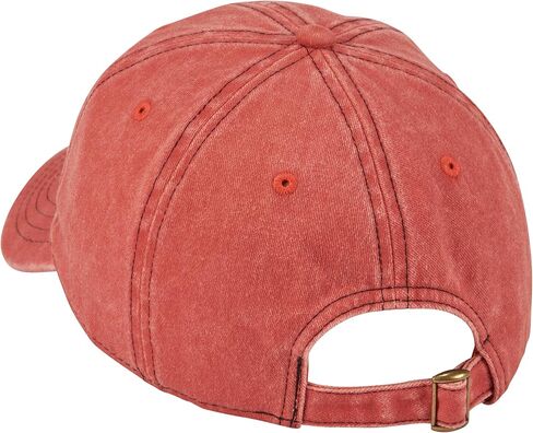 Primitives by Kathy Funny Grilling Hat, Daddio of the Patio Embroidered Sentiment, Box Sign Style, Adjustable, Naturally Distressed Stonewashed Cotton Baseball Cap, Red in Kuwait