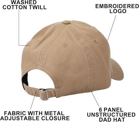 Bioworld Dr Pepper Classic Logo Taupe Washed Cotton Twill Dad Cap in Kuwait