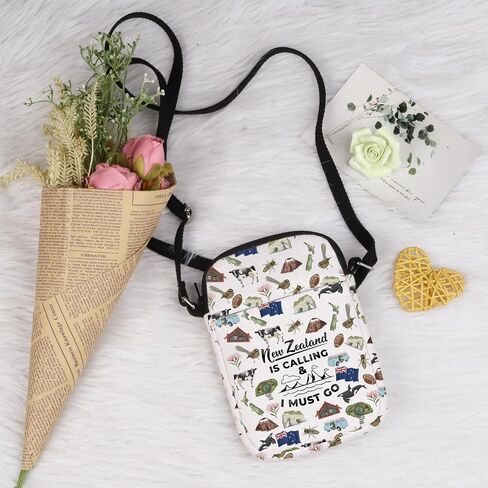 TIIMG New Zealand Inspired Gift New Zealand Lover Gift New Zealand Is Calling And I Must Go Crossbody Bag in Kuwait