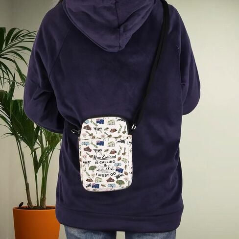 TIIMG New Zealand Inspired Gift New Zealand Lover Gift New Zealand Is Calling And I Must Go Crossbody Bag in Kuwait