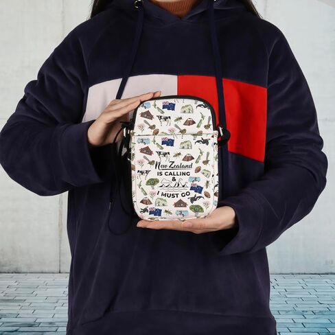 TIIMG New Zealand Inspired Gift New Zealand Lover Gift New Zealand Is Calling And I Must Go Crossbody Bag in Kuwait