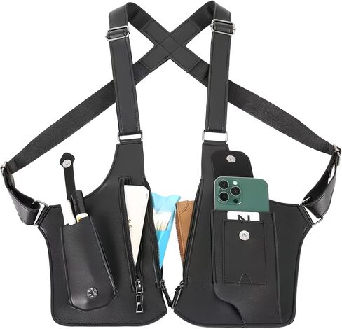 Double Shoulder Armpit Bag,Underarm Shoulder Satchel for Men,Concealed Carry Purses Holster for Man Left Handed,Tactical Shoulder Wallet for Travel Outdoor Cycling in Saudi Arabia