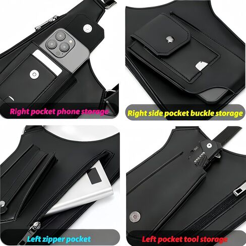 Double Shoulder Armpit Bag,Underarm Shoulder Satchel for Men,Concealed Carry Purses Holster for Man Left Handed,Tactical Shoulder Wallet for Travel Outdoor Cycling in Saudi Arabia