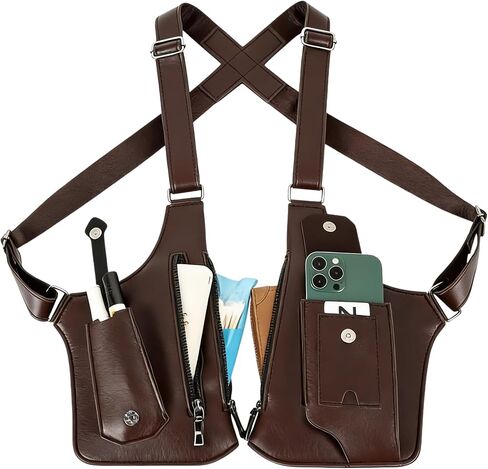 Double Shoulder Armpit Bag,Underarm Shoulder Satchel for Men,Concealed Carry Purses Holster for Man Left Handed,Tactical Shoulder Wallet for Travel Outdoor Cycling in Saudi Arabia