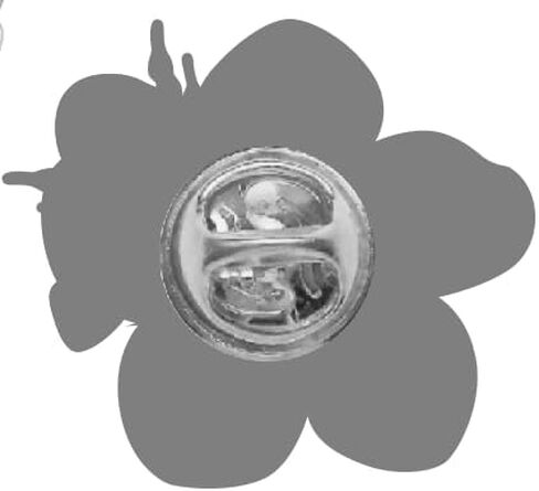 Forget Me Not Lapel Pin Badge Brooch Memorabilia Gift Decorations With Bee in Saudi Arabia