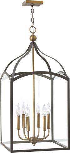 Hinkley Clarendon Traditional Six Light Foyer, Bronze in Saudi Arabia