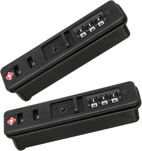 2-Pack TSA Locks for Luggage, Luggage Locks TSA Approved, Small Travel Combination Lock for Luggage Bag Backpack Baggage Suitcase, Silver JS620 in Saudi Arabia