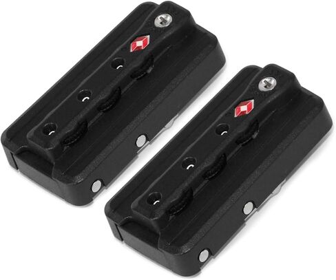 2-Pack TSA Locks for Luggage, Luggage Locks TSA Approved, Small Travel Combination Lock for Luggage Bag Backpack Baggage Suitcase, Silver JS620 in Saudi Arabia