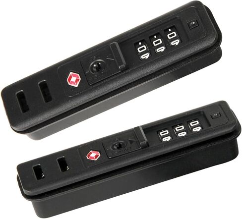2-Pack TSA Locks for Luggage, Luggage Locks TSA Approved, Small Travel Combination Lock for Luggage Bag Backpack Baggage Suitcase, Silver JS620 in Saudi Arabia