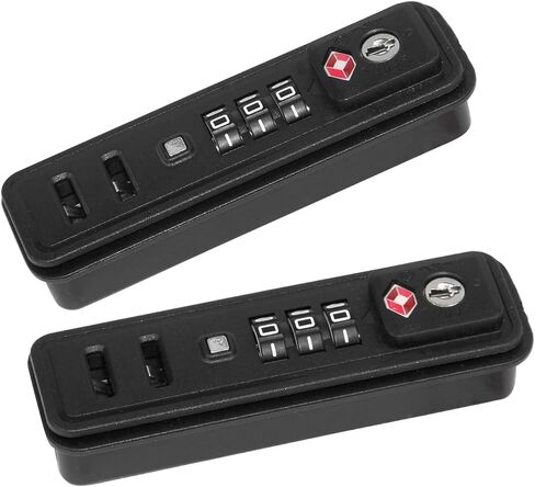 2-Pack TSA Locks for Luggage, Luggage Locks TSA Approved, Small Travel Combination Lock for Luggage Bag Backpack Baggage Suitcase, Silver JS620 in Saudi Arabia
