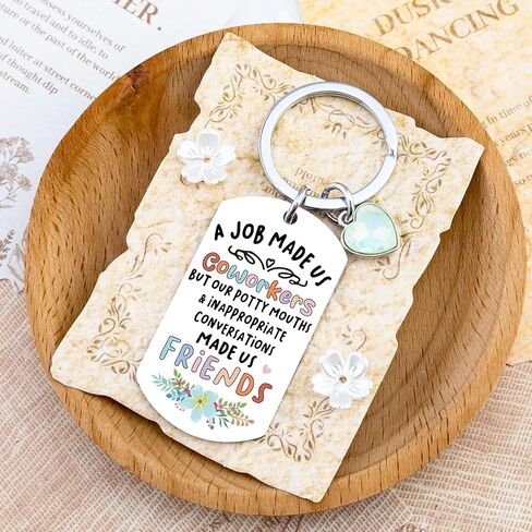 Funny Work Besties Gifts for Women Friendship Keychain Work Keychain Group Gifts for Coworkers Work Friends Gifts for Women Best Friend Keychain Funny Keychains for Coworkers Christmas in Kuwait
