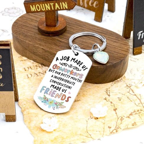Funny Work Besties Gifts for Women Friendship Keychain Work Keychain Group Gifts for Coworkers Work Friends Gifts for Women Best Friend Keychain Funny Keychains for Coworkers Christmas in Kuwait
