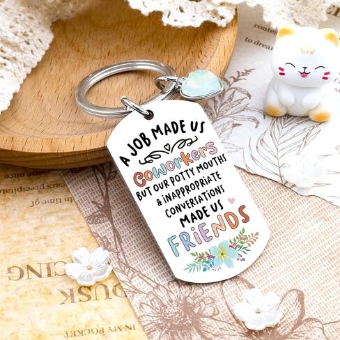 Funny Work Besties Gifts for Women Friendship Keychain Work Keychain Group Gifts for Coworkers Work Friends Gifts for Women Best Friend Keychain Funny Keychains for Coworkers Christmas in Kuwait