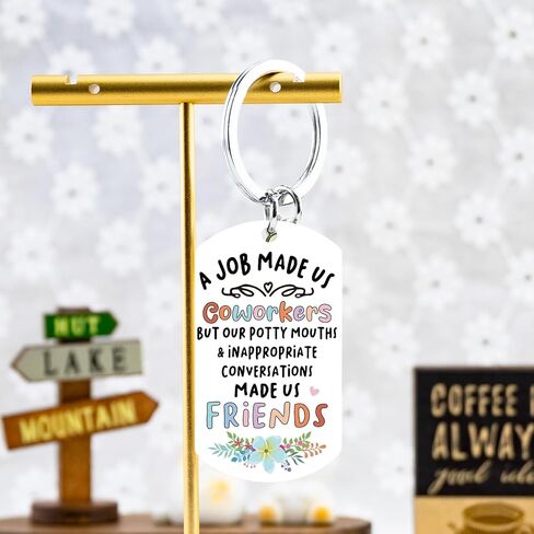 Funny Work Besties Gifts for Women Friendship Keychain Work Keychain Group Gifts for Coworkers Work Friends Gifts for Women Best Friend Keychain Funny Keychains for Coworkers Christmas in Kuwait