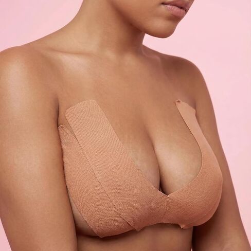 Sticky Boobs Boob Tape – Skin-Safe Invisible Breast Lift Tape for Backless, Strapless & Plunging Outfits – Breathable, Flexible Adhesive Tape for Personalized Bust Support – Invisible Under Clothing in Saudi Arabia