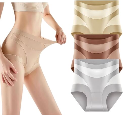 Seamless Shaping Underwear for Women, Effective Underwear for Women, High-Waist Tummy Control Seamless Shaping Panties in Kuwait