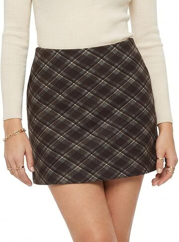 Design by Olivia Women's Bodycon Mini Skort Pocket Casual Work Tennis Skirt in Kuwait