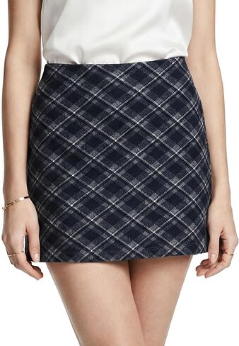 Design by Olivia Women's Bodycon Mini Skort Pocket Casual Work Tennis Skirt in Kuwait