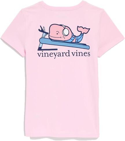 Vineyard Vines Women's Treadmill Whale Short-Sleeve Pocket Tee in Kuwait