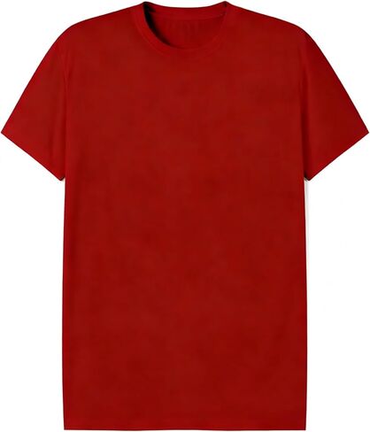 Women's Sparkle Butterfly Graphic T-Shirt, Short Sleeve, Crew Neck, Red, Casual Style in Kuwait