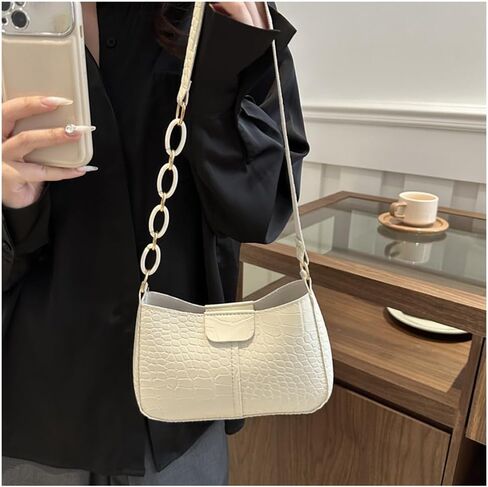 Shoulder Bag for Women Cute Hobo Purses Tote Handbags Retro Clutch Underarm Purse Crossbody Bag Adjustable Shoulder Straps in Kuwait
