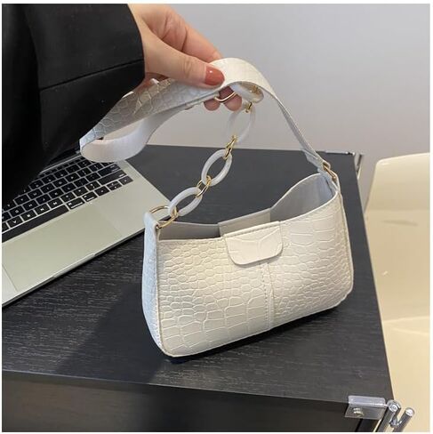 Shoulder Bag for Women Cute Hobo Purses Tote Handbags Retro Clutch Underarm Purse Crossbody Bag Adjustable Shoulder Straps in Kuwait