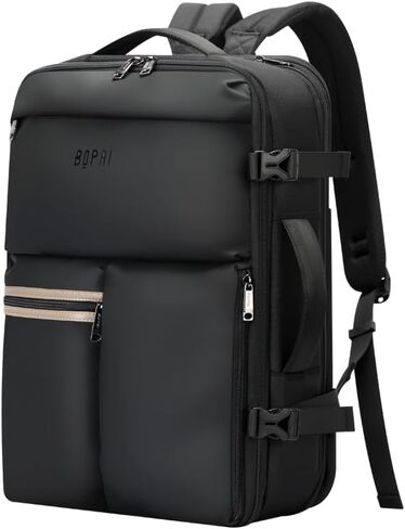 BOPai Expandable Travel Backpack for Men Carry On Laptop Backpack With Wet Dry Separation Pocket in Saudi Arabia