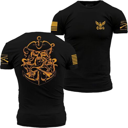 تي شيرت رجالي على طراز Grunt Style Ghost Pirate USN in Kuwait