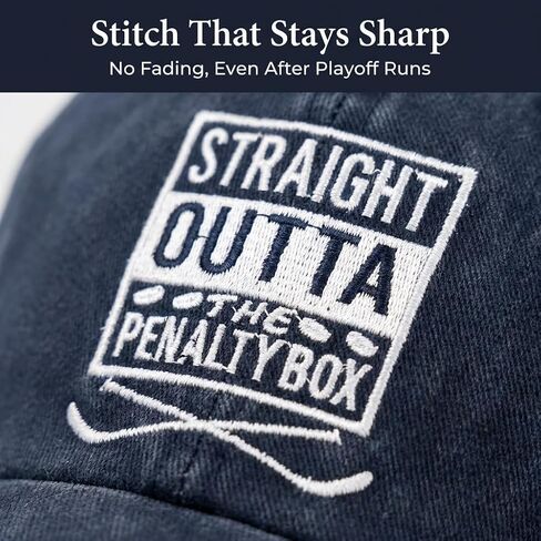 TheClover Penalty Box Hockey Fan Set – Canvas Tote Bag & Washed Cotton Cap in Saudi Arabia